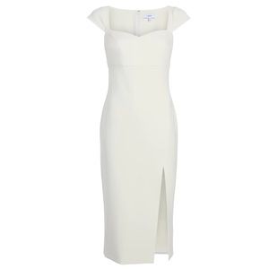 New Likely Rosalia Midi Dress in White Size 0